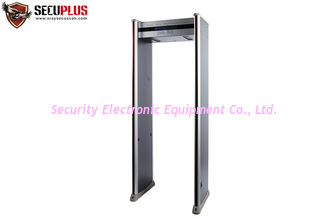 Sound and LED Lights Alarm Walk Through Metal Detector for Station Security Check