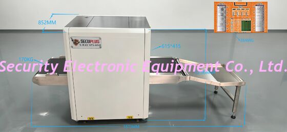 Maximaal lek Minder dan 03 μGyH X-Ray bagagescanner Ideaal voor kerkbeveiliging Brutogewicht 380 kg Inspectieoplossing